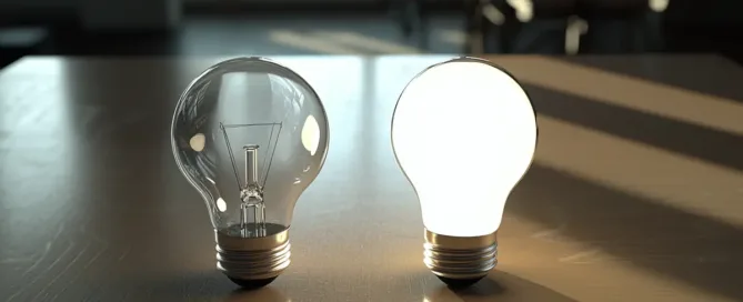 Différence de consommation entre ampoule led et halogène